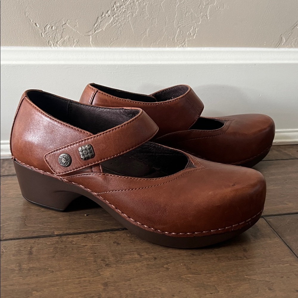 Dansko Beatrice Mary Jane Clog Shoes, EU38 (US 7.5-8)